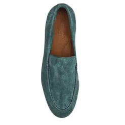 Raiden Suede Loafers - Green Suede