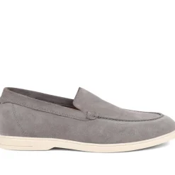Raiden Suede Loafers - Grey Suede