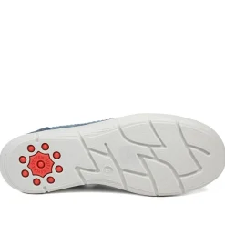 Relife Wide Fit Bungee Lace Slip On Shoes - Blue