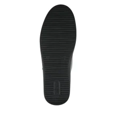 Remonte Leather Zip & Lace Hi-Top Trainers - Black Patent