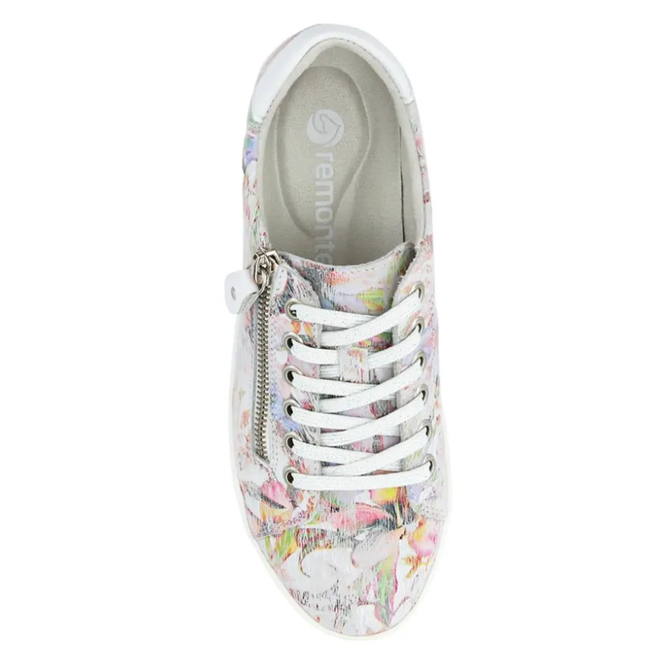 Remonte Wide Fit Leather Trainers - Multi