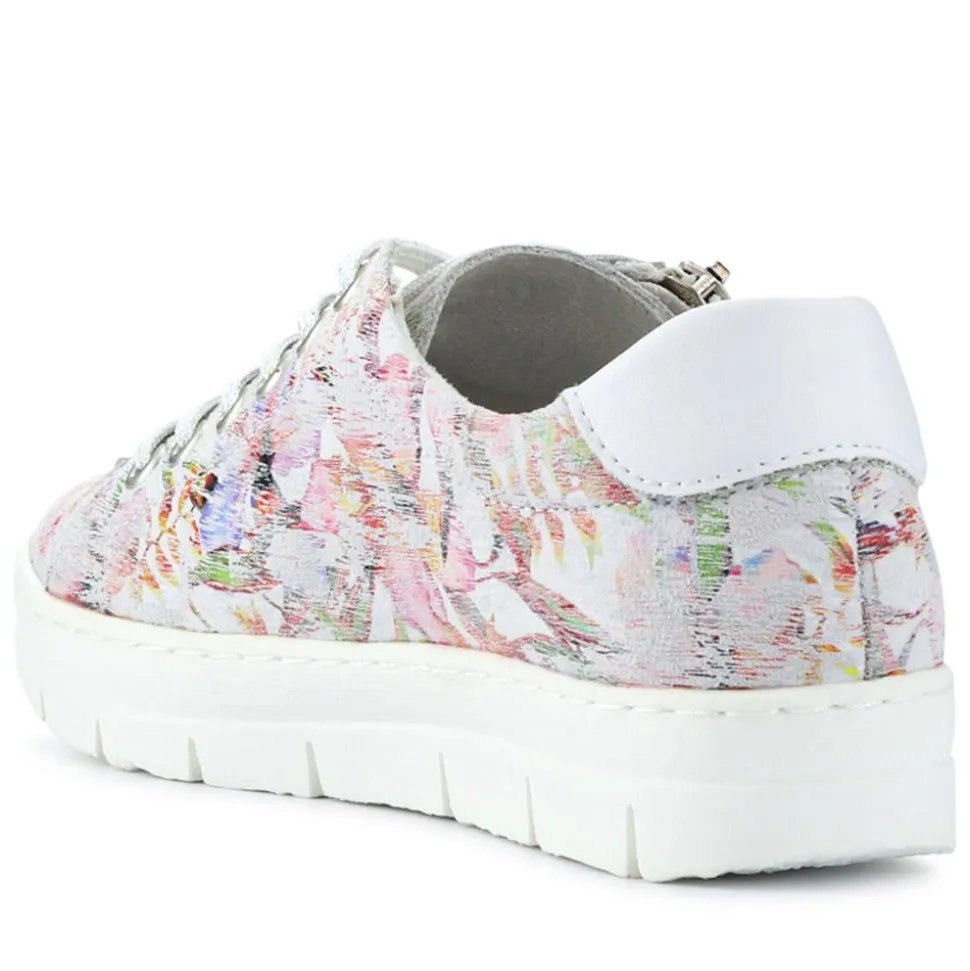 Remonte Wide Fit Leather Trainers - Multi