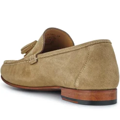 Retford Leather Loafers - Sand Suede