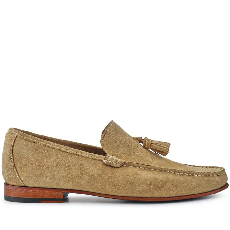 Retford Leather Loafers - Sand Suede