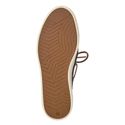 Rhodes Leather Boat Shoes - Navy