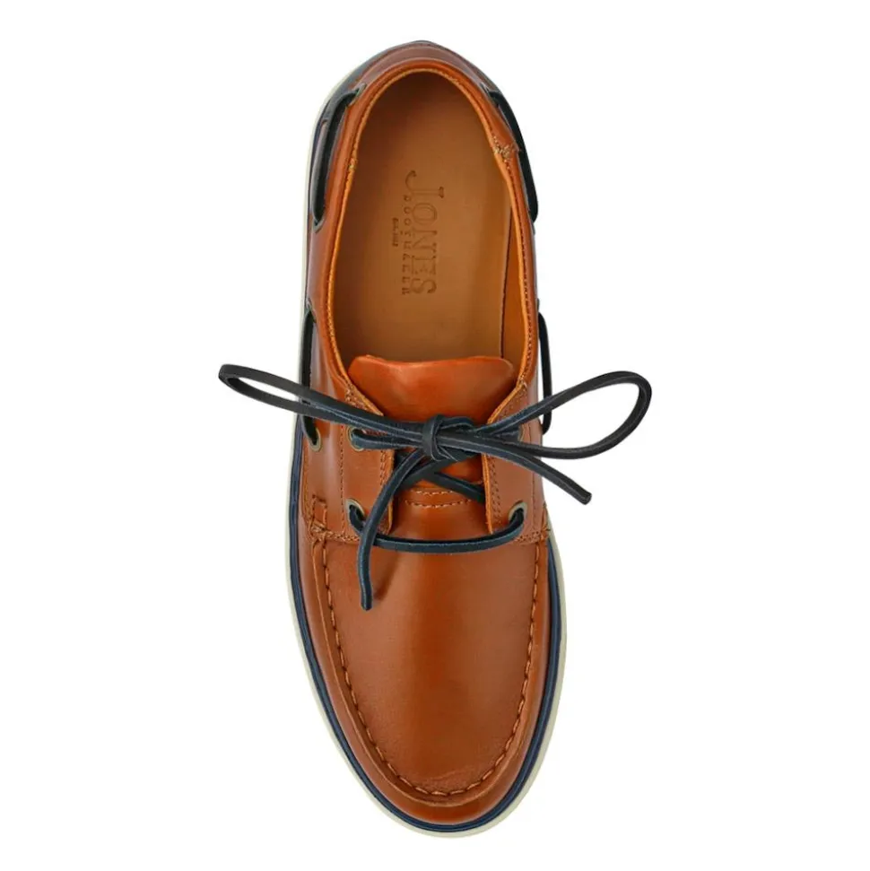 Rhodes Leather Boat Shoes - Tan