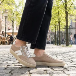 Rieker Altoz Zipped Trainers - Brown