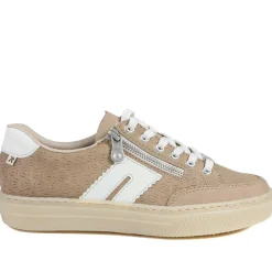 Rieker Altoz Zipped Trainers - Brown