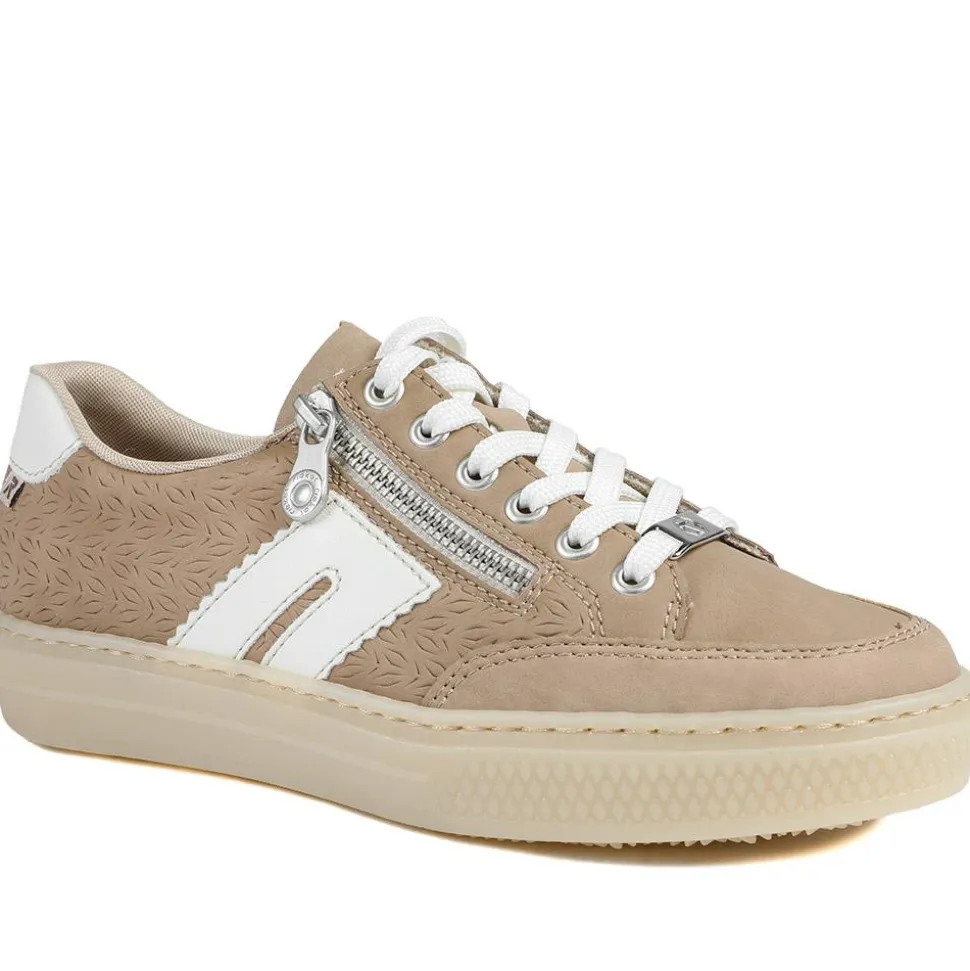 Rieker Altoz Zipped Trainers - Brown