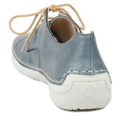 Rieker Angela Lace Up Shoes - Denim
