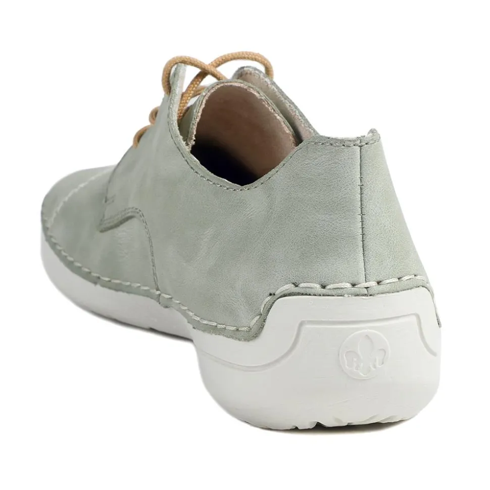 Rieker Angela Lace Up Shoes - Green