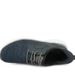 Rieker Bungee Lace Slip On Trainers - Navy