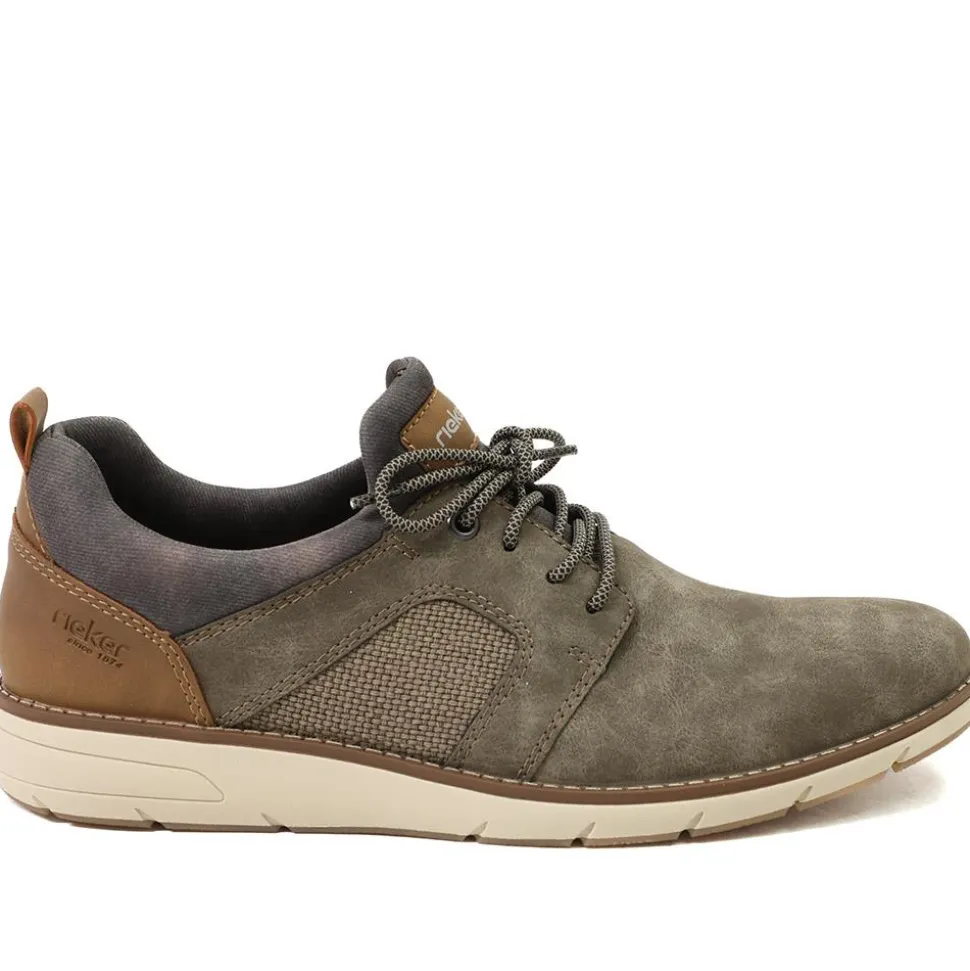 Rieker Casual Lace Up Shoes - Taupe