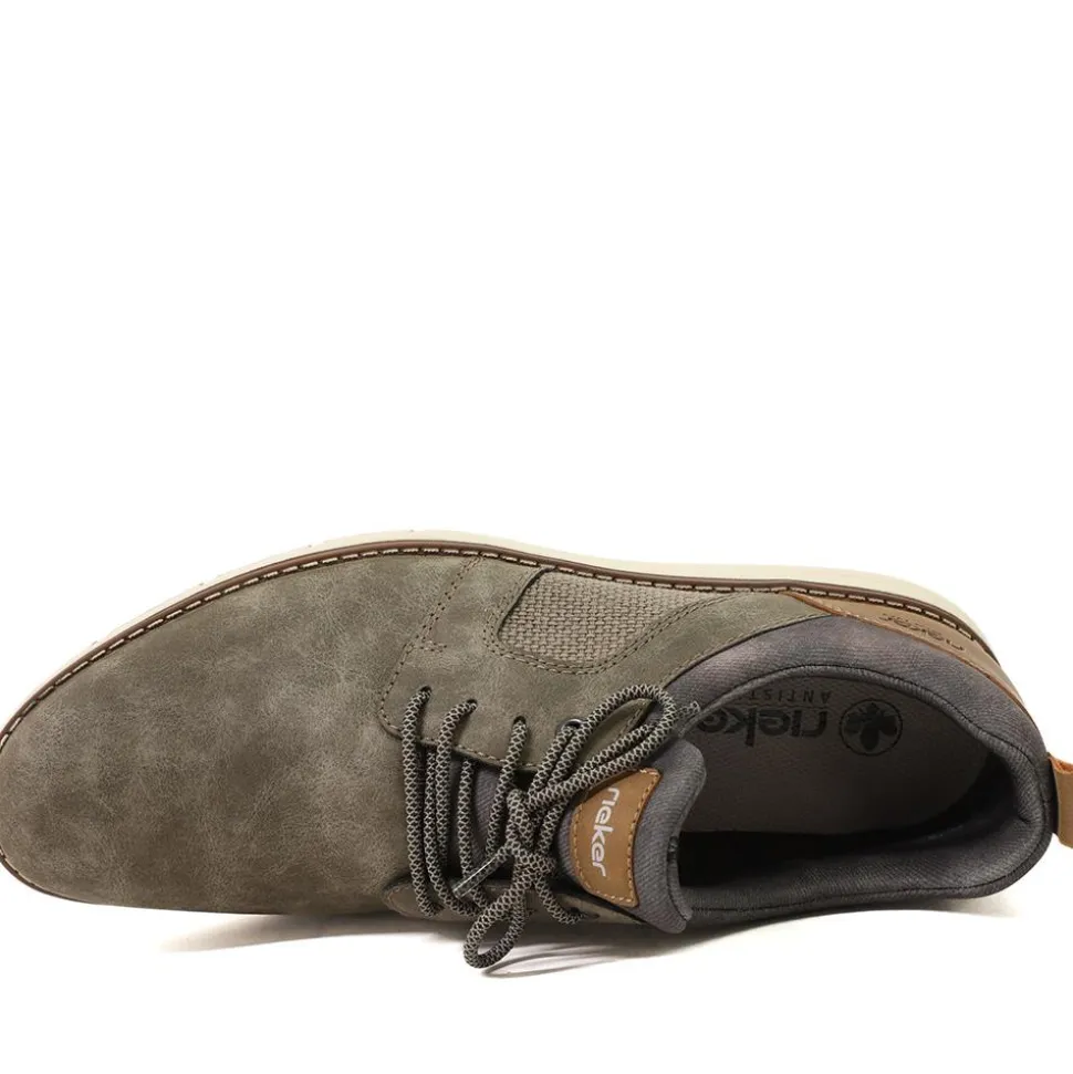 Rieker Casual Lace Up Shoes - Taupe