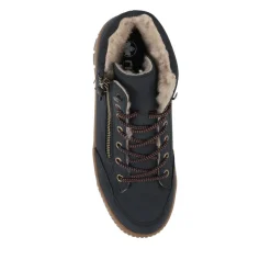 Rieker Chunky Zip Up Hi Tops - Navy