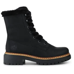 Rieker Cushioned Lace Up Boots - Black