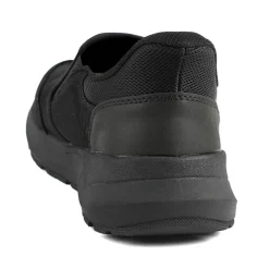 Rieker Elasticated Leather Slip On Shoes - Black