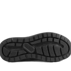 Rieker Elasticated Leather Slip On Shoes - Black