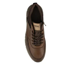 Rieker Exclusive Leather Walking Shoes - Brown