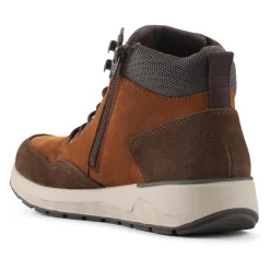 Rieker Extra Wide Cushioned Walking Boots - Brown