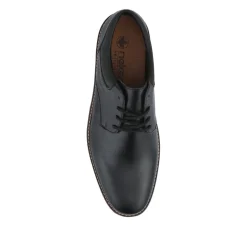 Rieker Extra-Wide Lace-Up Shoes - Black