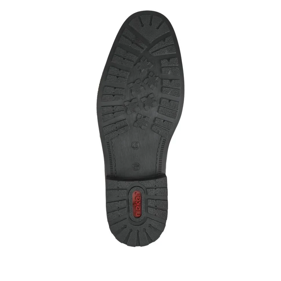 Rieker Extra-Wide Lace-Up Shoes - Black
