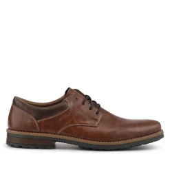Rieker Extra-Wide Lace-Up Shoes - Tan