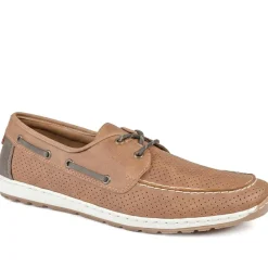 Rieker Grippy Deck Shoes - Tan