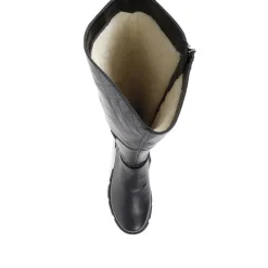Rieker Knee-High Boots - Black