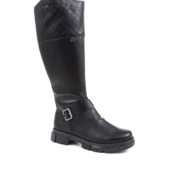 Rieker Knee-High Boots - Black
