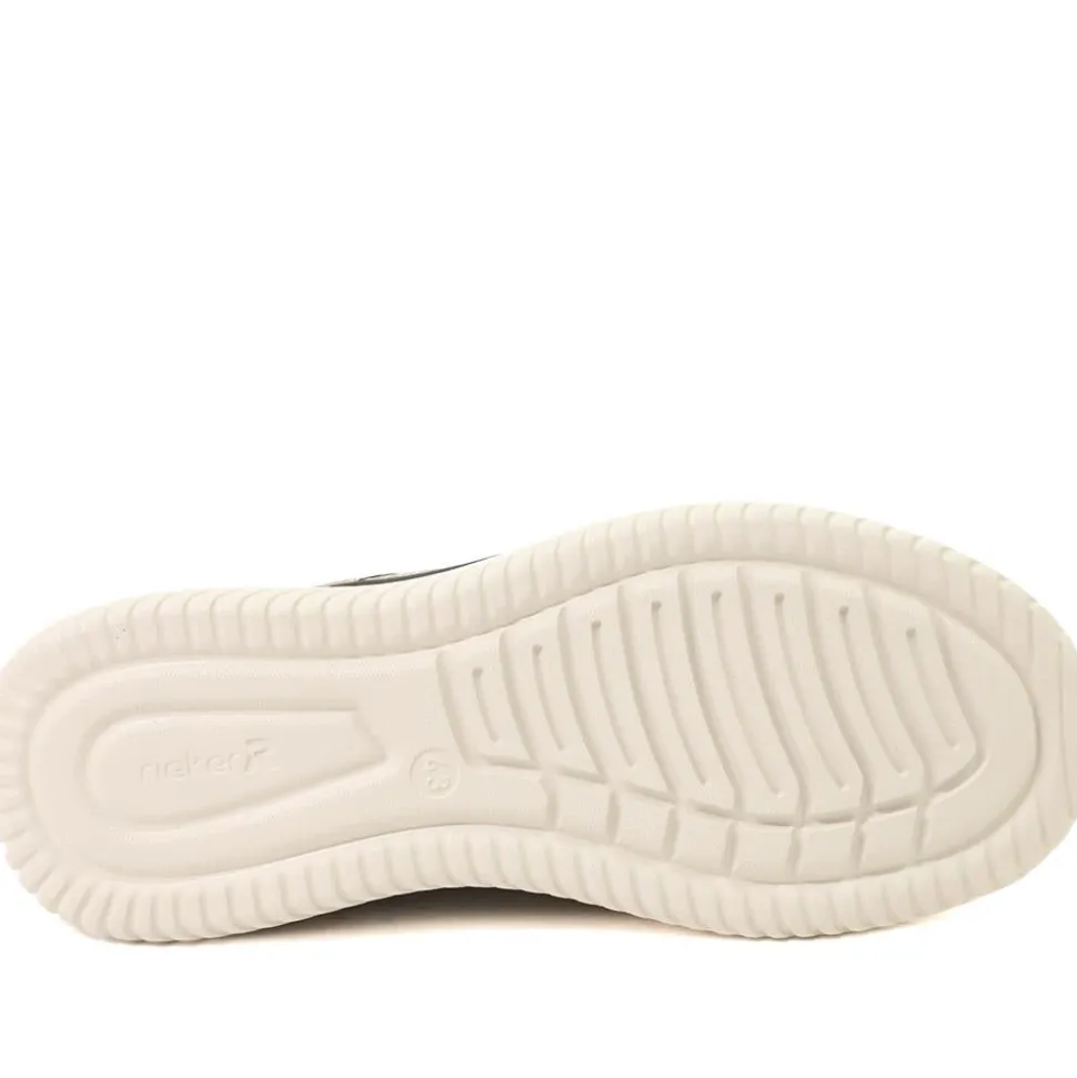Rieker Lace Up Low Top Trainers - Light Grey