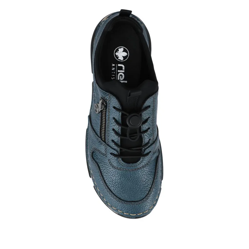 Rieker Lace-Up Trainers - Blue