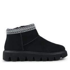 Rieker Leather Cushioned Shoes - Black