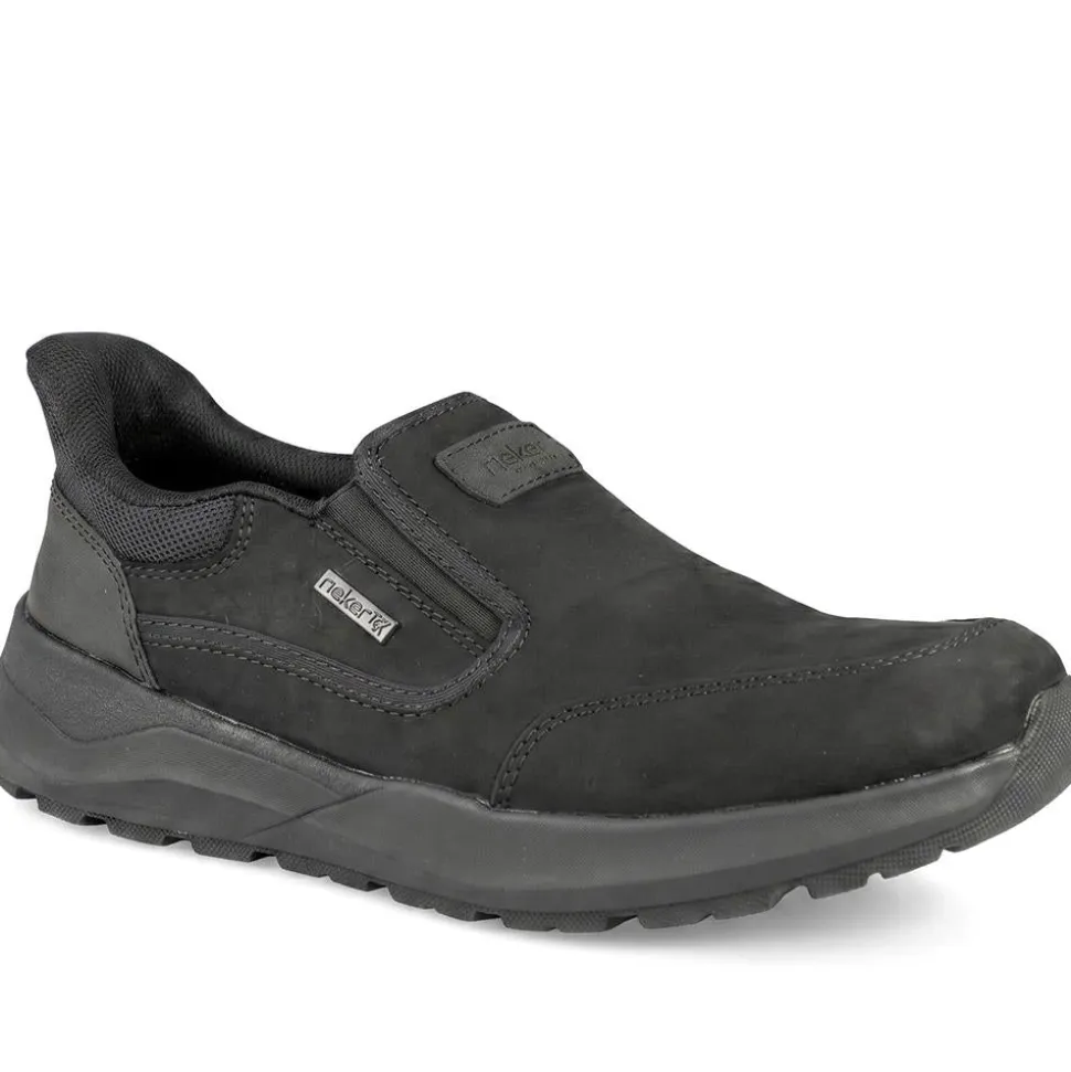 Rieker Slip On Grippy Shoes - Black