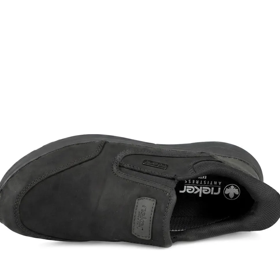Rieker Slip On Grippy Shoes - Black
