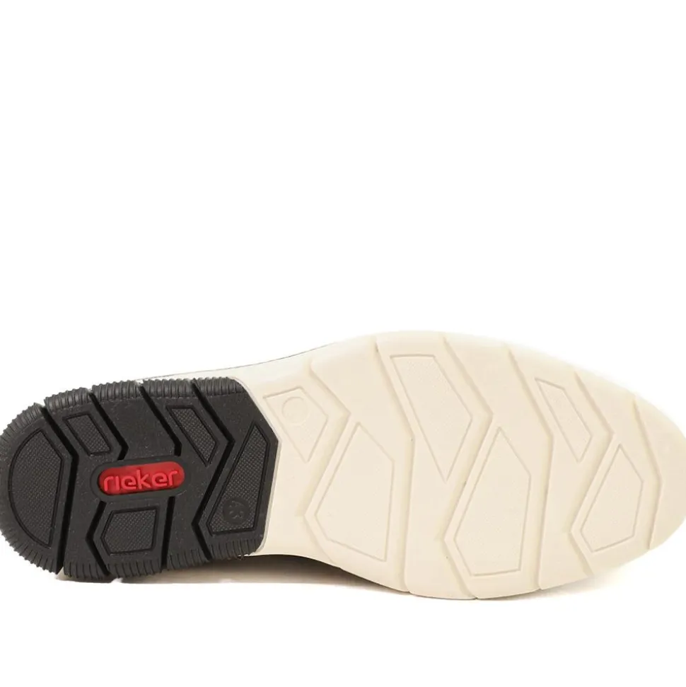 Rieker Smart Casual Lace Up Shoes - Taupe