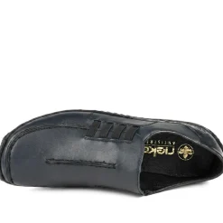 Rieker Smart Slip On Shoes With Grippy Outsole - Navy