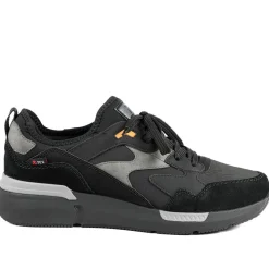 Rieker Sport Lace Up Trainers - Black Multi