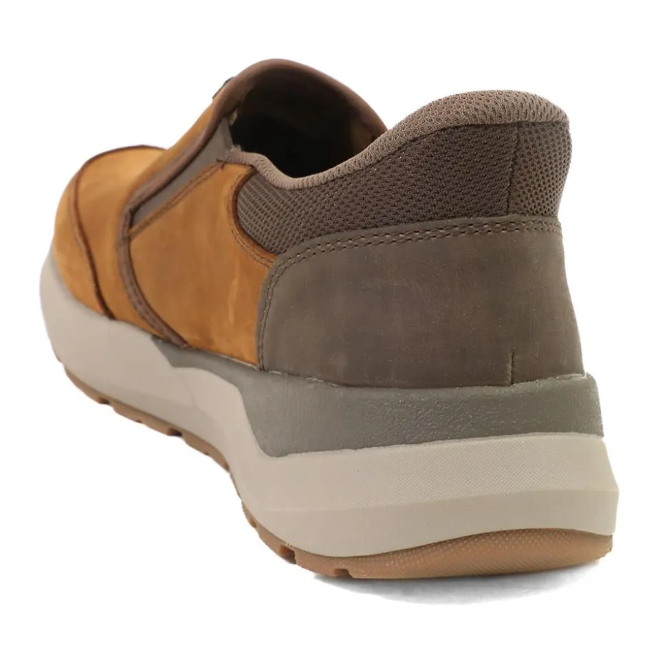 Rieker Wide Fit Elasticated Shoes - Brown