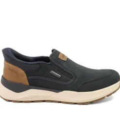 Rieker Wide Fit Elasticated Shoes - Navy