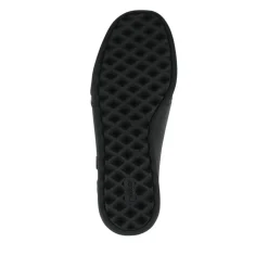 Rieker Wide Fit Leather Zipped Slip-Ons - Black