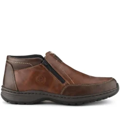 Rieker Zip Chelsea Boot - Brown