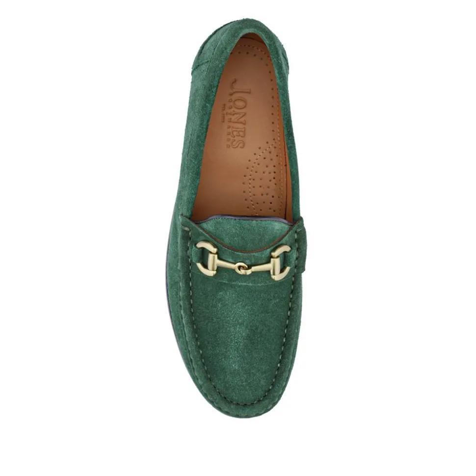 Roan Leather Slip-On Shoes - Olive Suede