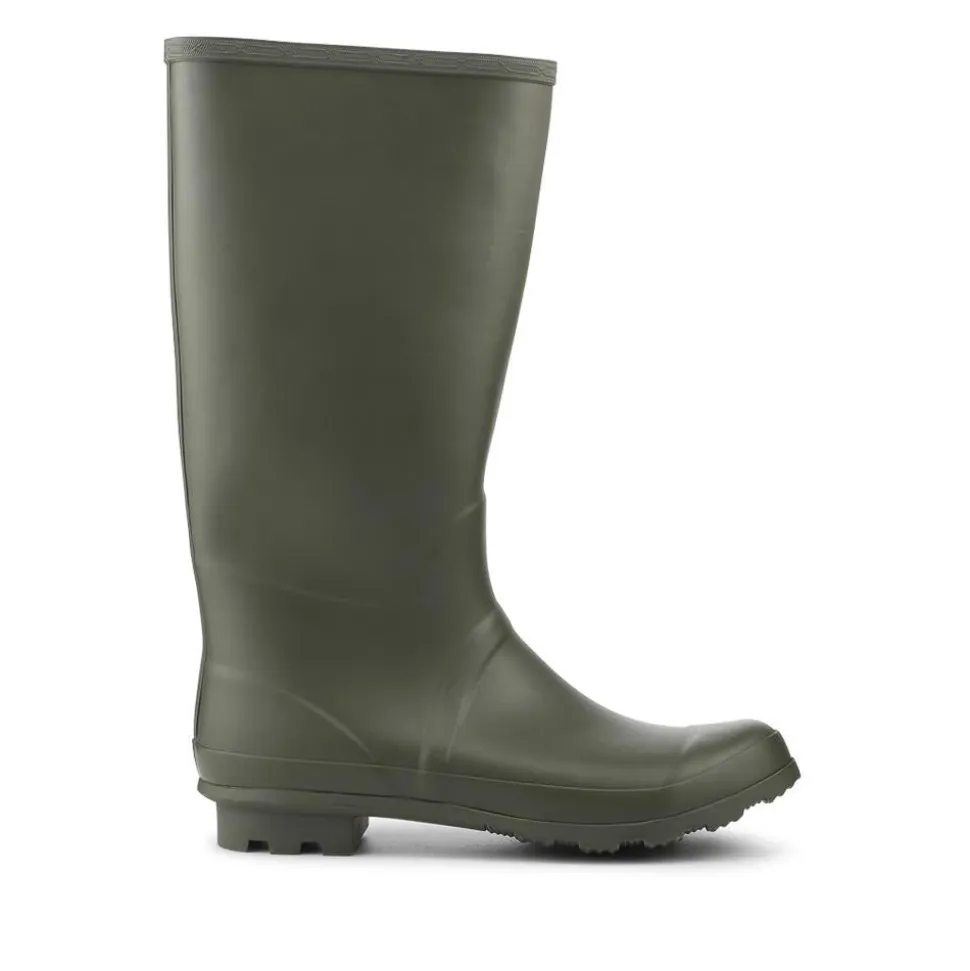 Rubber Waterproof Wellies - Olive
