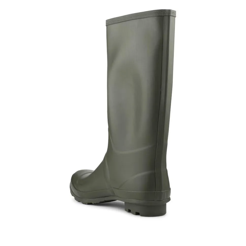 Rubber Waterproof Wellies - Olive