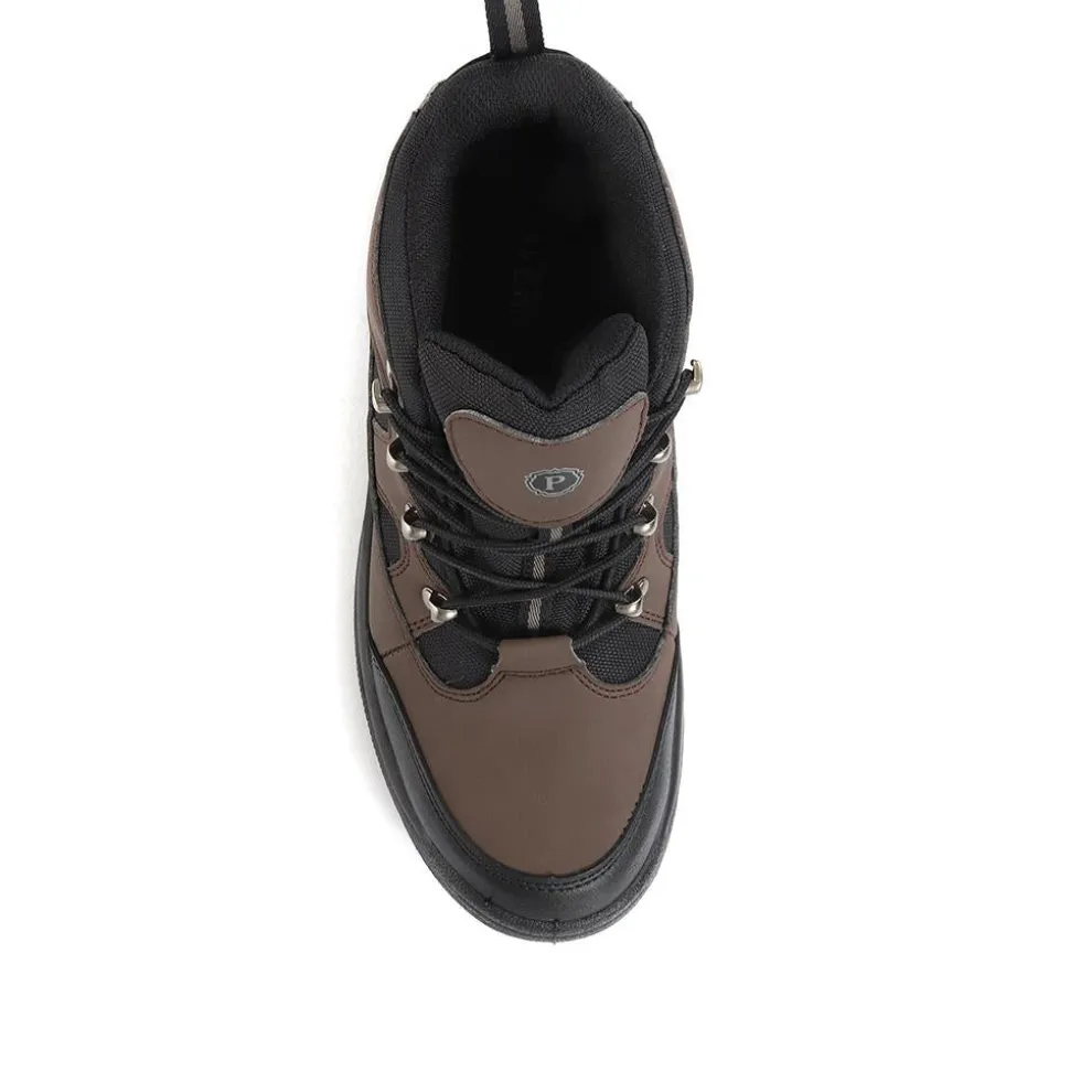 Safety Toe Cap Boots - Dark Brown
