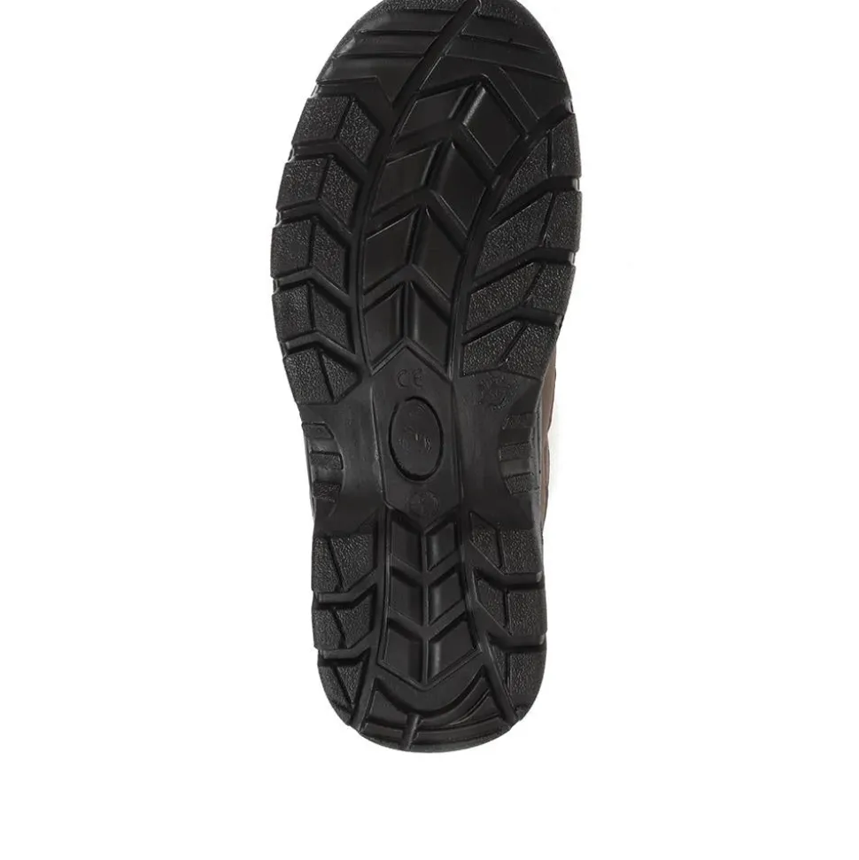 Safety Toe Cap Boots - Dark Brown