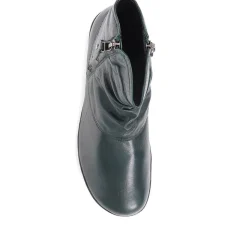 Sanja Leather Boots - Green