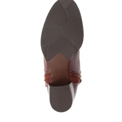 Sarina Heeled Ankle Boots - Brown