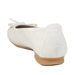 Short-Heeled Casual Pumps - Beige Snake